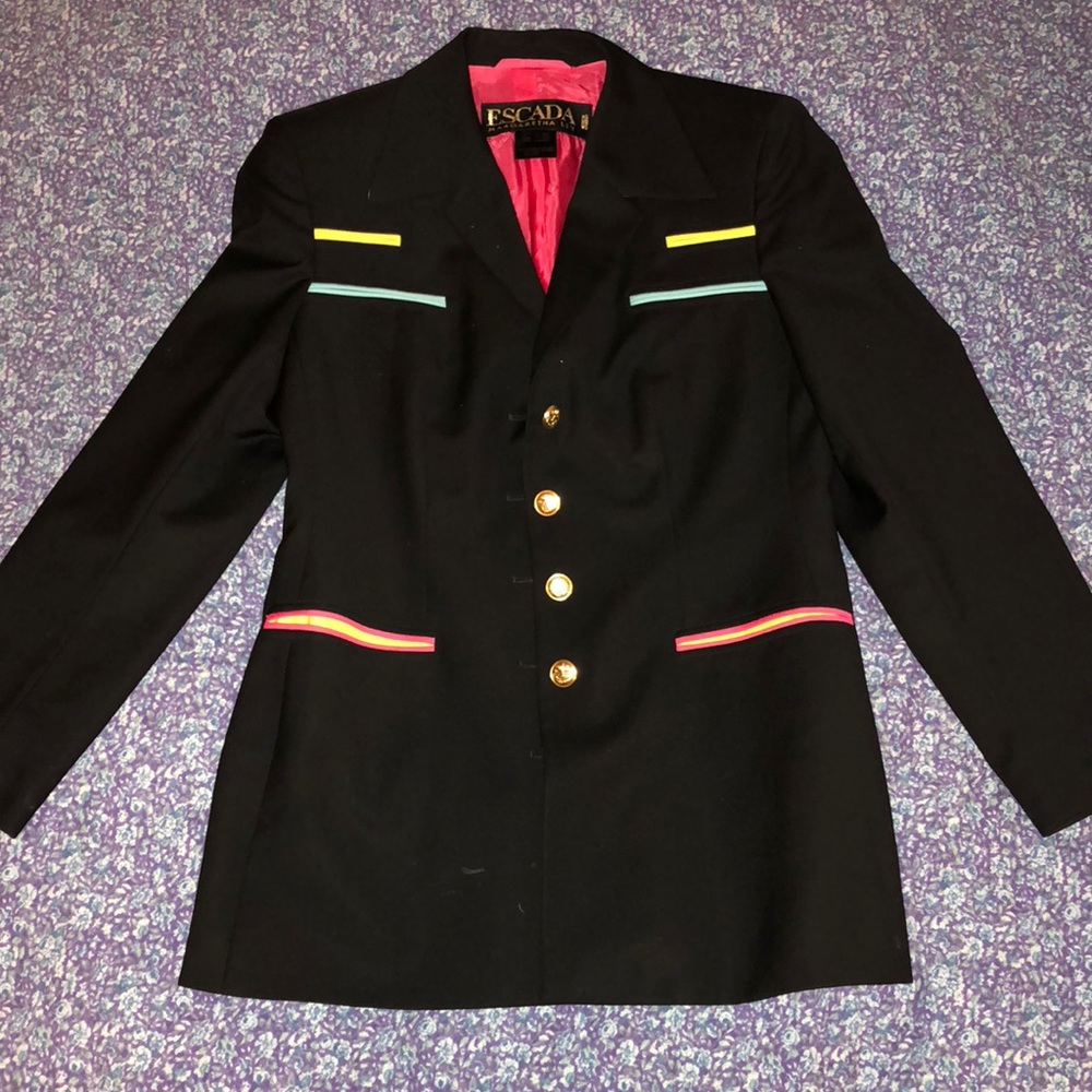 Escada Margaratha Ley wool blazer 8 EUC